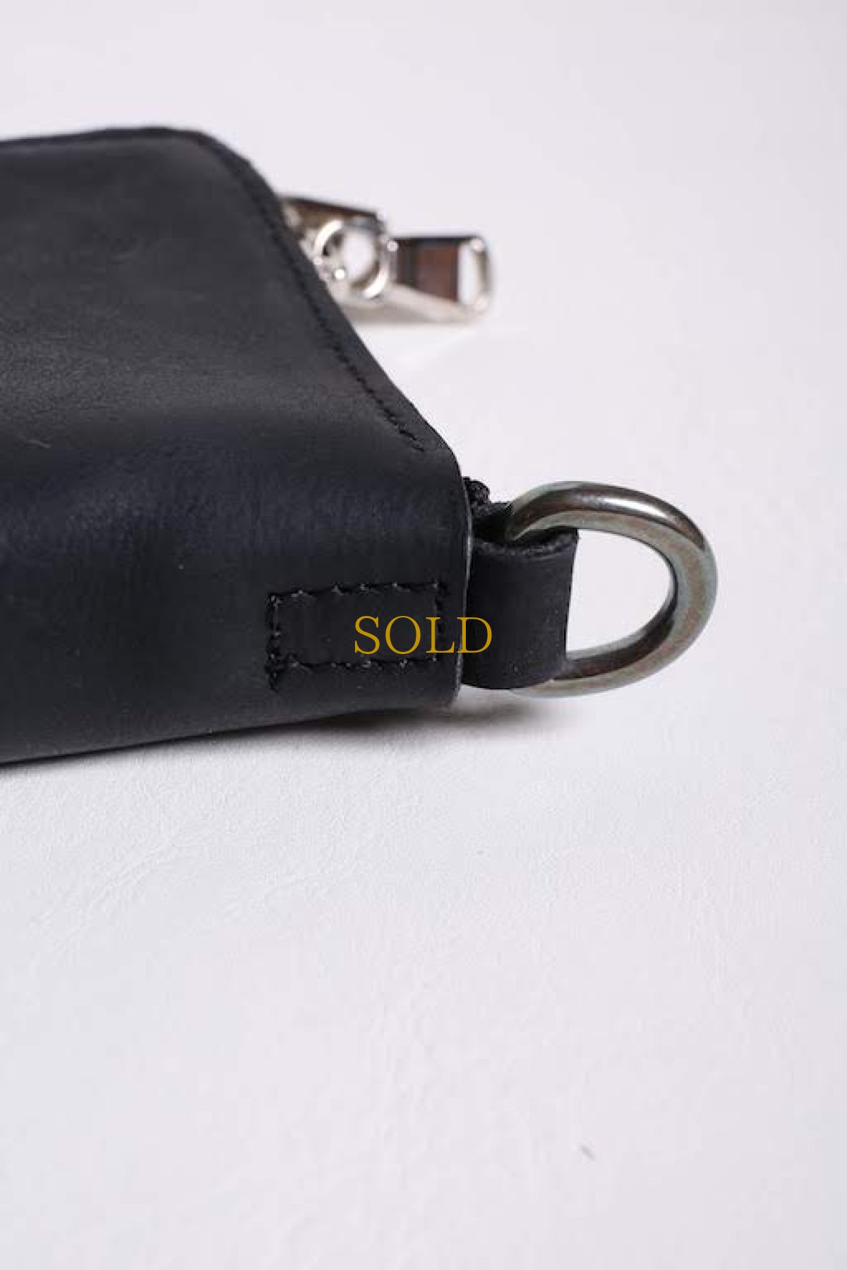 画像7: Thee OLD CIRCUS ''Old Number'' / 830 / Black Flower / リリィレザーセミロングダブルジップウォレット (7)