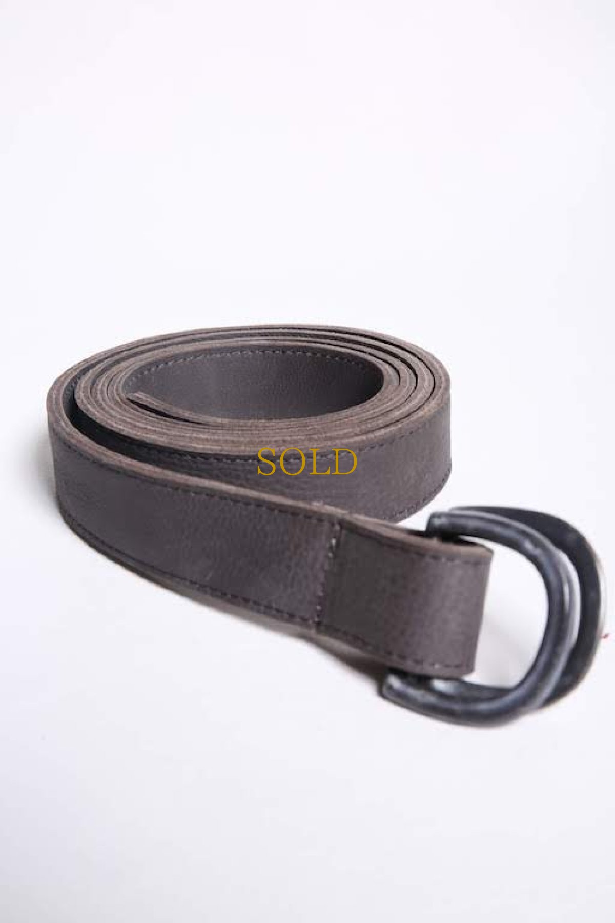 画像2: Thee OLD CIRCUS ''Old Number'' / 831 / By Far / リリィレザーセミワイズダブルフェイスダブルリングベルト (2)