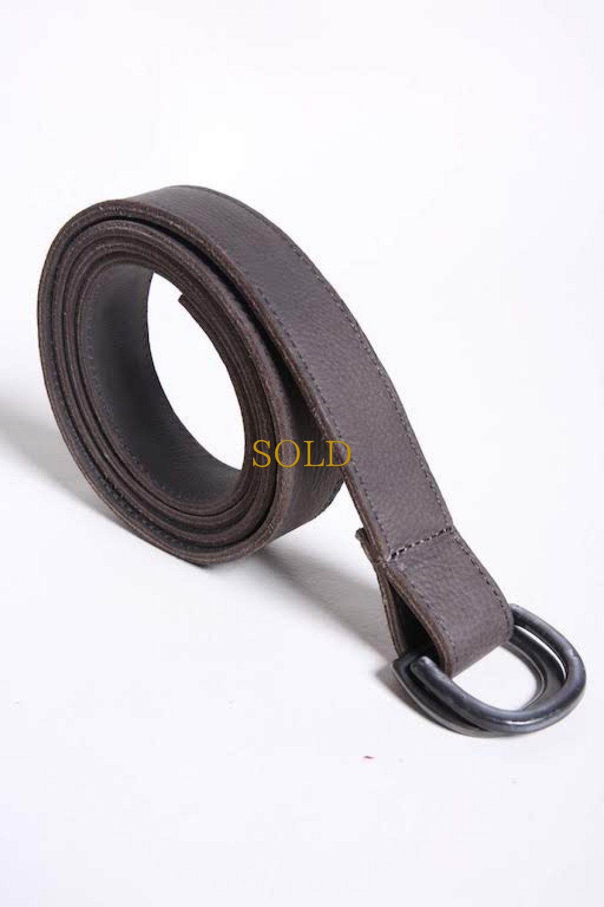 画像3: Thee OLD CIRCUS ''Old Number'' / 831 / By Far / リリィレザーセミワイズダブルフェイスダブルリングベルト (3)