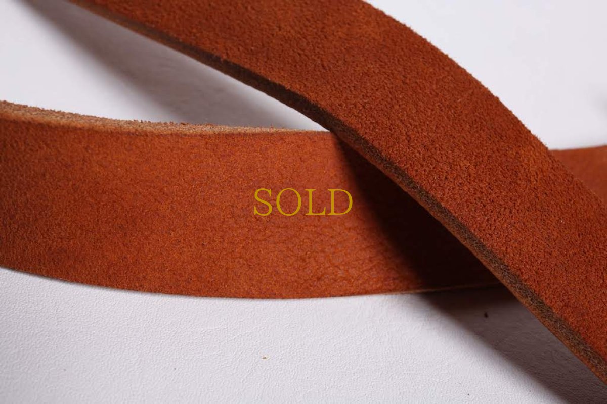 画像10: Thee OLD CIRCUS ''Old Number'' / 833 / Unlink / ワイルドミンクレザー27mm バックル 10ホールベルト (10)