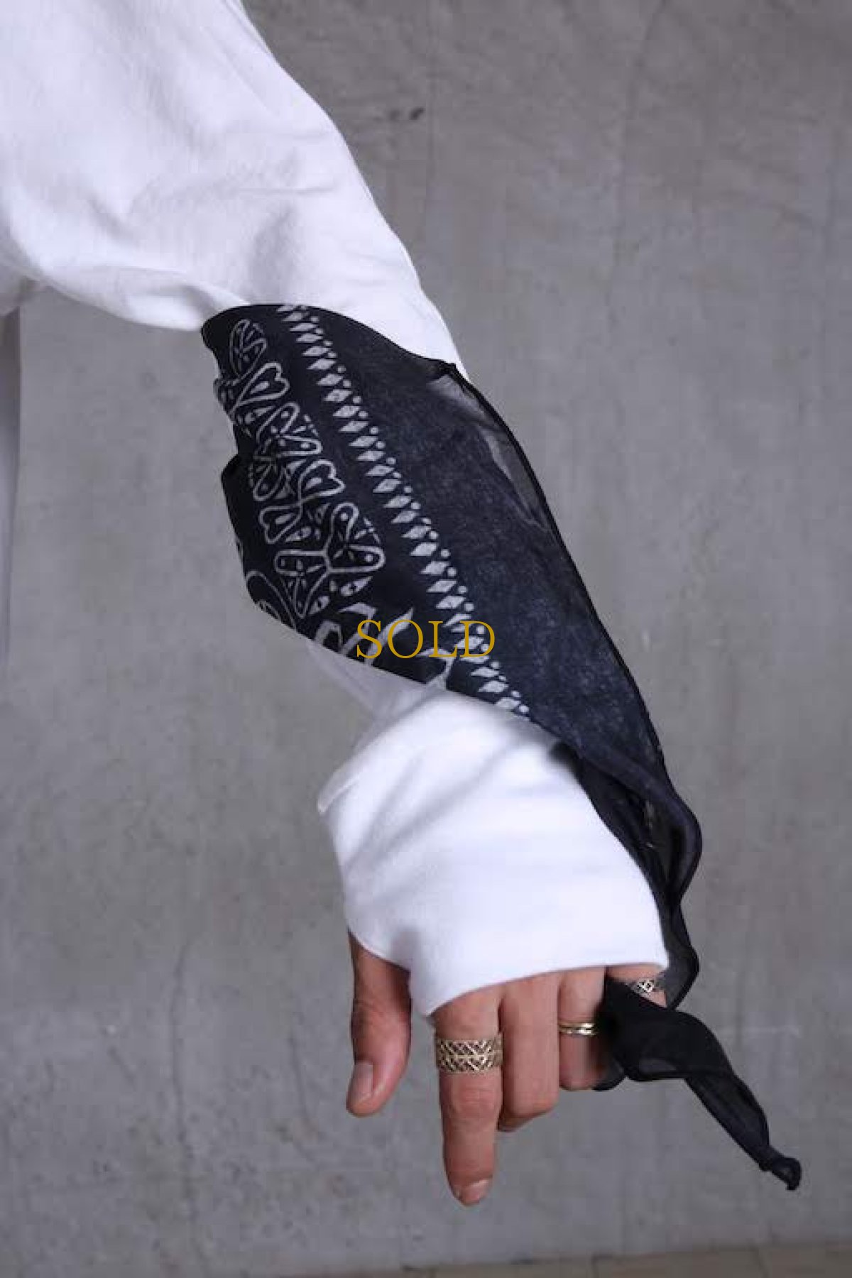 画像4: JUVENILE HALL ROLLCALL / ジュヴェナイルホールロールコール / 1368 / MOCK NECK BANDANA SLEEVE CUTSAWN (4)