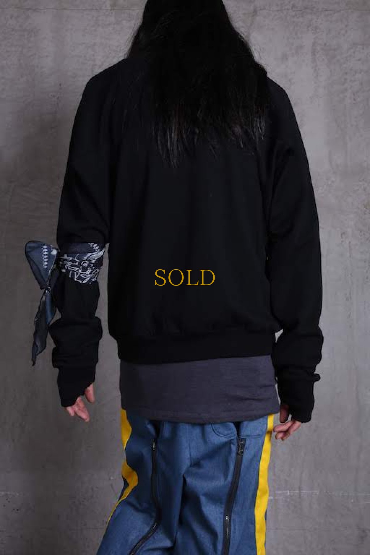 画像5: JUVENILE HALL ROLLCALL / ジュヴェナイルホールロールコール / 1368 / MOCK NECK BANDANA SLEEVE CUTSAWN (5)