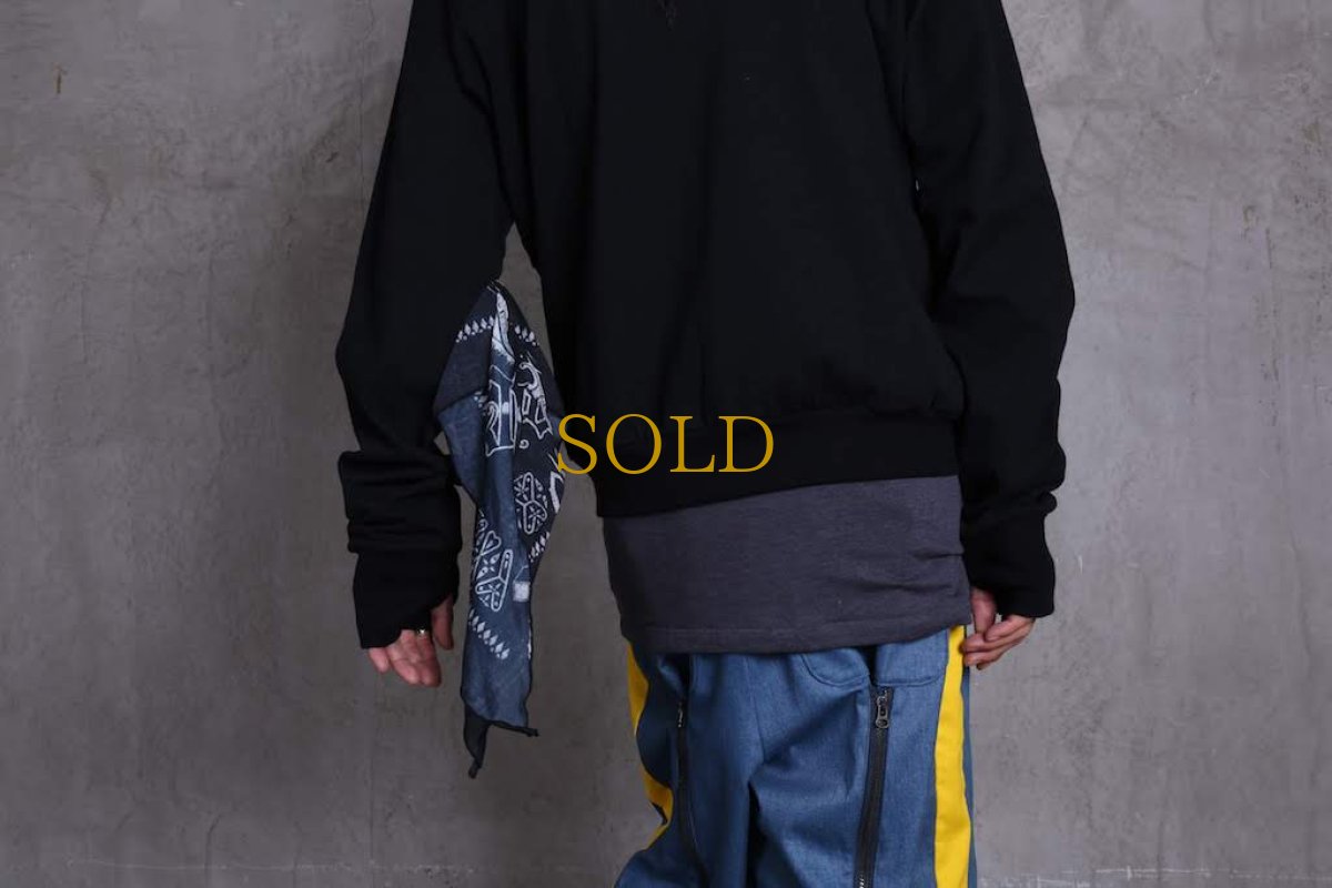 画像6: JUVENILE HALL ROLLCALL / ジュヴェナイルホールロールコール / 1368 / MOCK NECK BANDANA SLEEVE CUTSAWN (6)