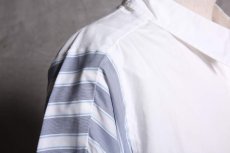 画像13: JUVENILE HALL ROLLCALL / ジュヴェナイルホールロールコール / 1340 / STRIPE SWITCHING BANDANA ARM SHIRTS   (13)