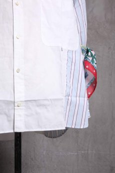 画像12: JUVENILE HALL ROLLCALL / ジュヴェナイルホールロールコール / 1340 / STRIPE SWITCHING BANDANA ARM SHIRTS   (12)