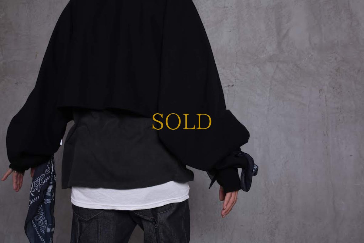 画像13: JUVENILE HALL ROLLCALL / ジュヴェナイルホールロールコール / 1363 / BANDANA LONG SLLEVE SHORT HOODIE (13)