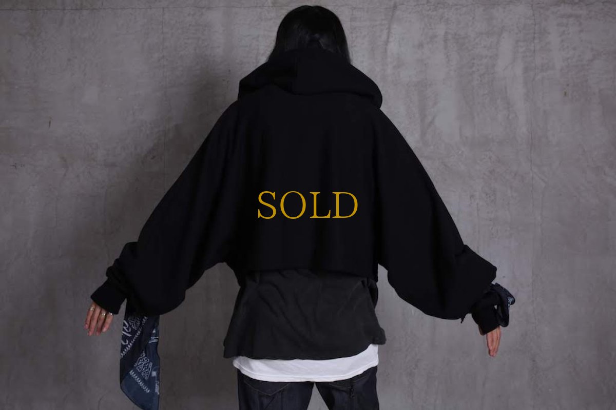 画像9: JUVENILE HALL ROLLCALL / ジュヴェナイルホールロールコール / 1363 / BANDANA LONG SLLEVE SHORT HOODIE (9)