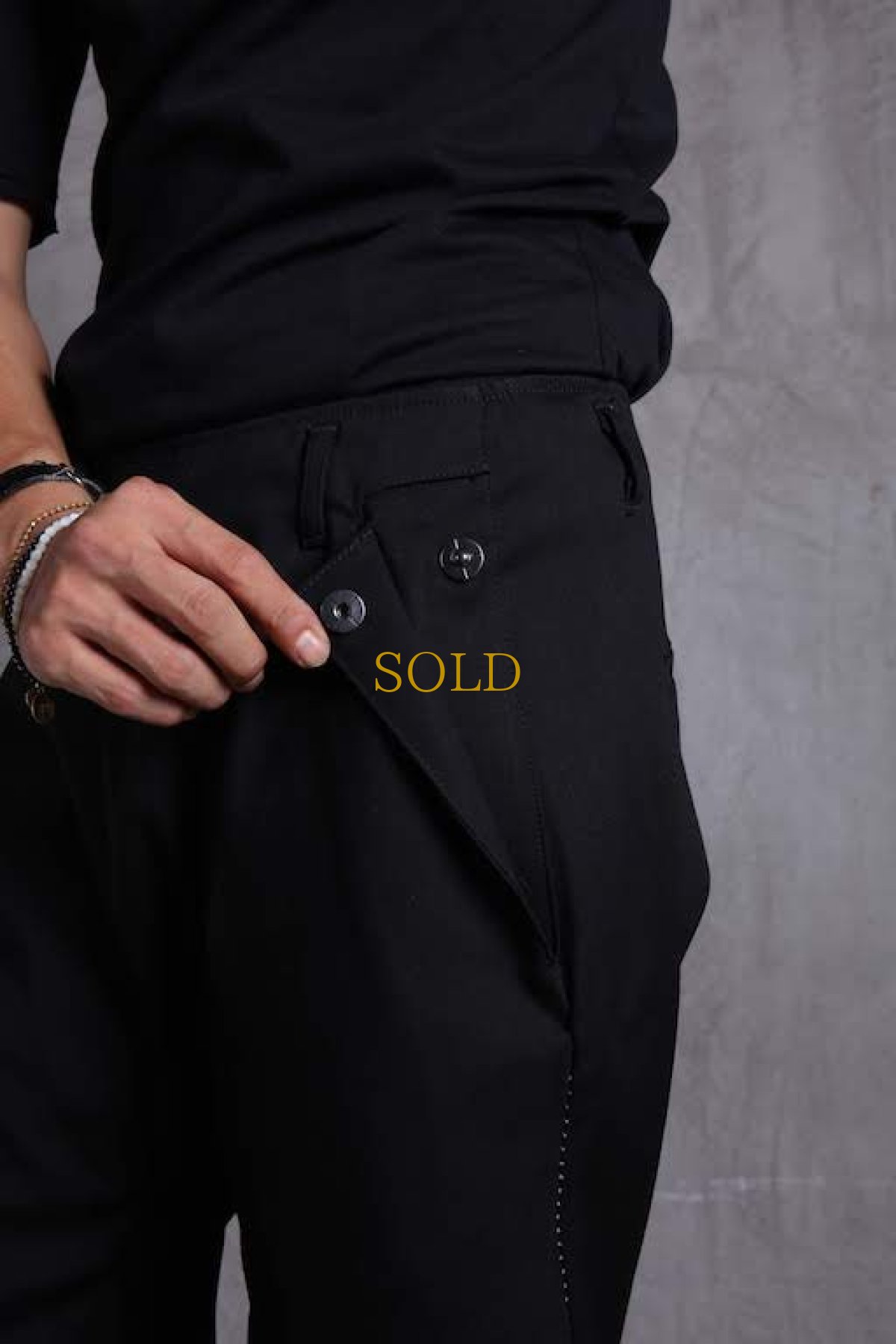 画像9: incarnation / インカネーション /  31971-6460 COTTON×ELASTANE FLAT PANTS (9)