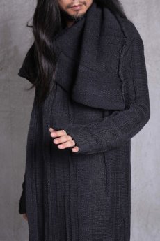 画像7: Nostra Santissima / ノストラ サンティッシマ / M03 Draping Long Knit Cardigan Coat (7)