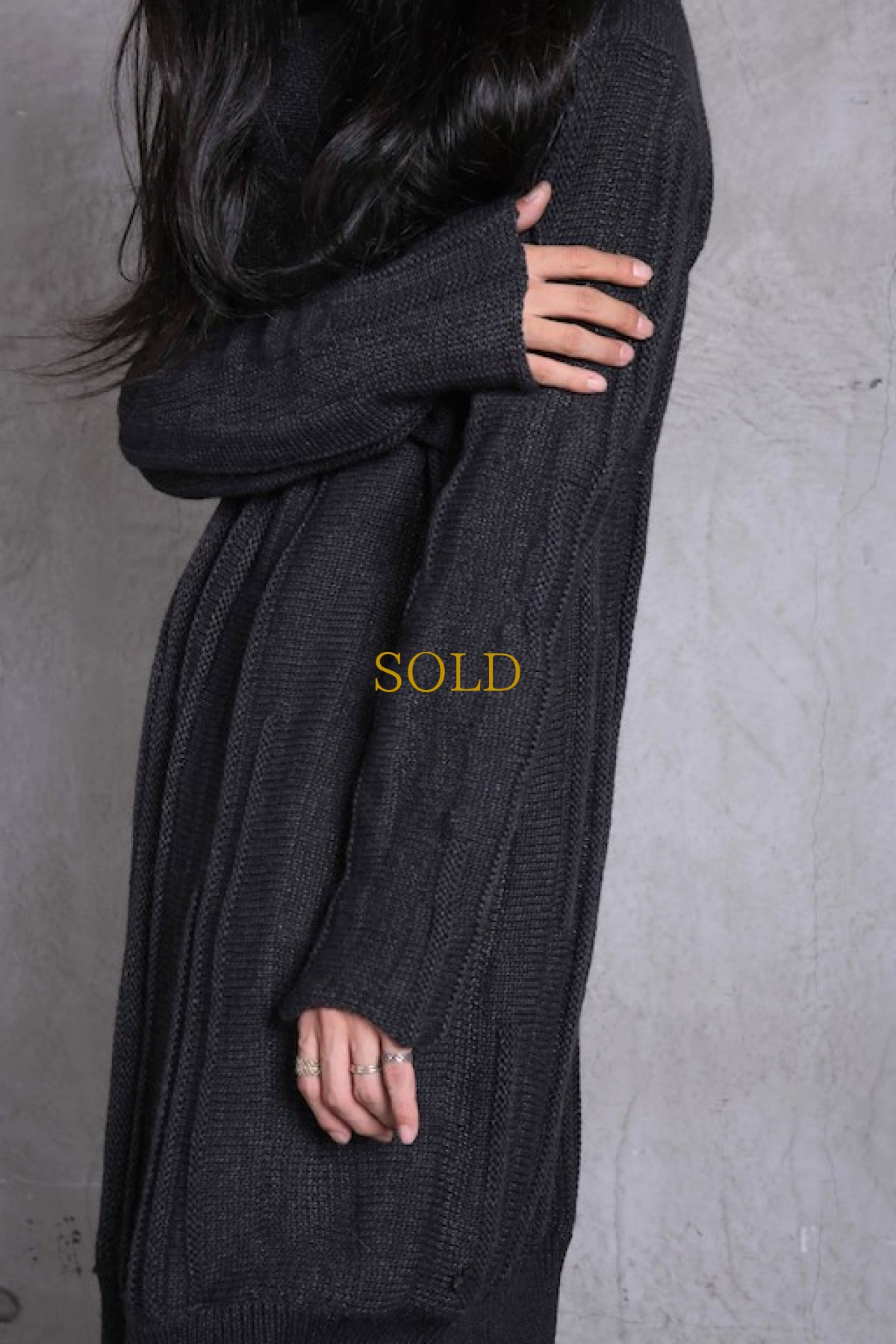 画像9: Nostra Santissima / ノストラ サンティッシマ / M03 Draping Long Knit Cardigan Coat (9)