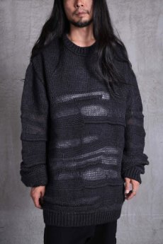 画像3: Nostra Santissima / ノストラ サンティッシマ / M01 Randam Weaving Knit Long Sleeve (3)