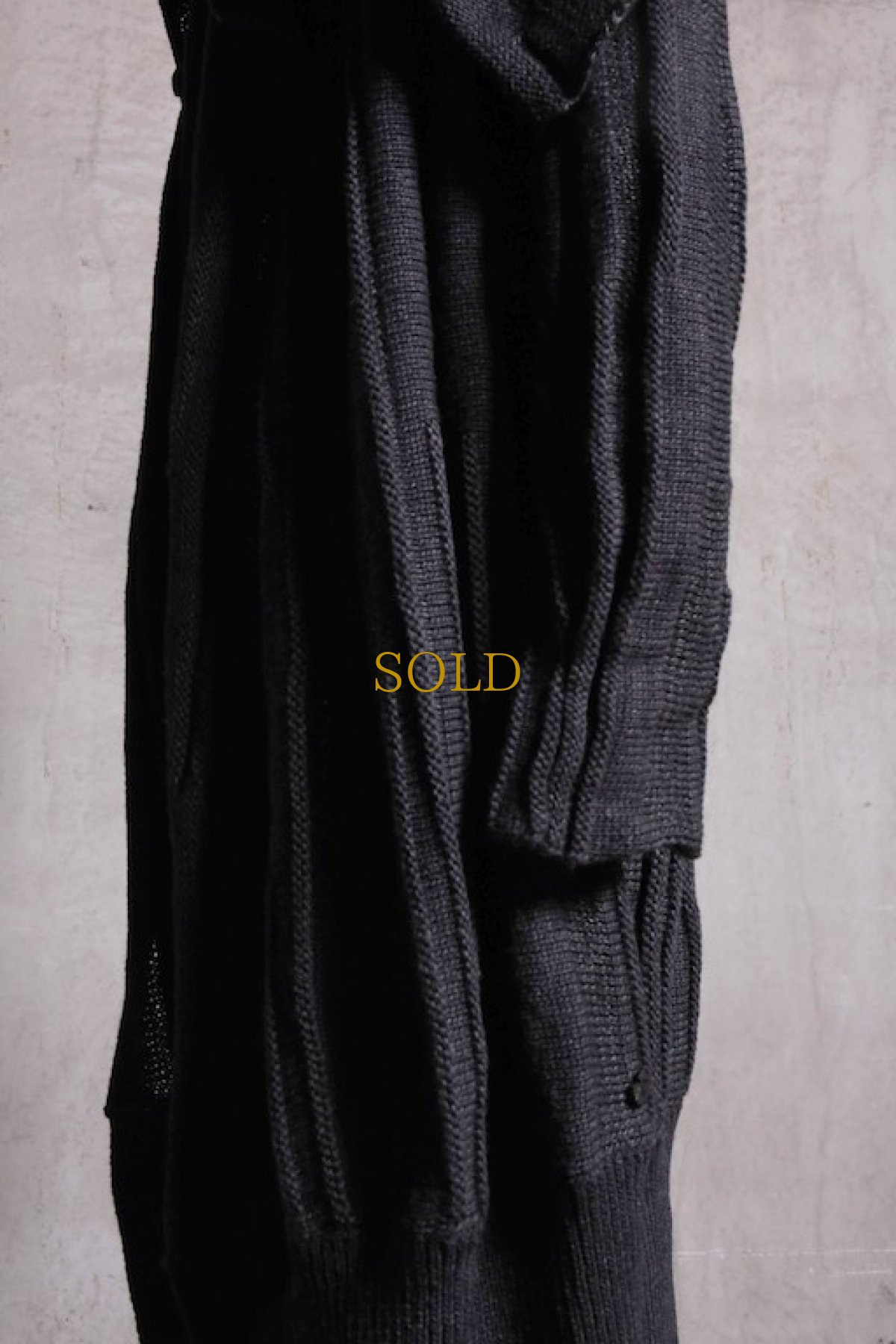 画像11: Nostra Santissima / ノストラ サンティッシマ / M03 Draping Long Knit Cardigan Coat (11)