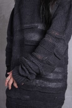 画像9: Nostra Santissima / ノストラ サンティッシマ / M01 Randam Weaving Knit Long Sleeve (9)