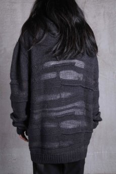 画像4: Nostra Santissima / ノストラ サンティッシマ / M01 Randam Weaving Knit Long Sleeve (4)