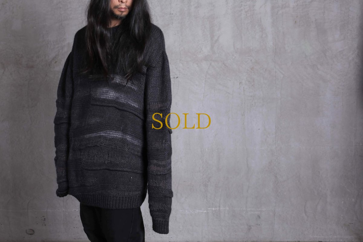 画像13: Nostra Santissima / ノストラ サンティッシマ / M01 Randam Weaving Knit Long Sleeve (13)