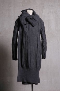 画像1: Nostra Santissima / ノストラ サンティッシマ / M03 Draping Long Knit Cardigan Coat (1)