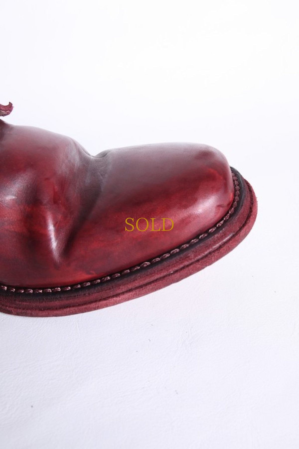 画像11: incarnation / インカネーション /  31911V-7655 HORSE LEATHER ANCLE 4 HOLE LINED LEATHER SOLE (11)