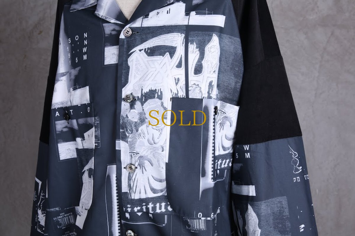 画像7: JUVENILE HALL ROLLCALL / ジュヴェナイルホールロールコール / 1343 / Desineger’s  Collage Graphic Swicthing Shirts (7)