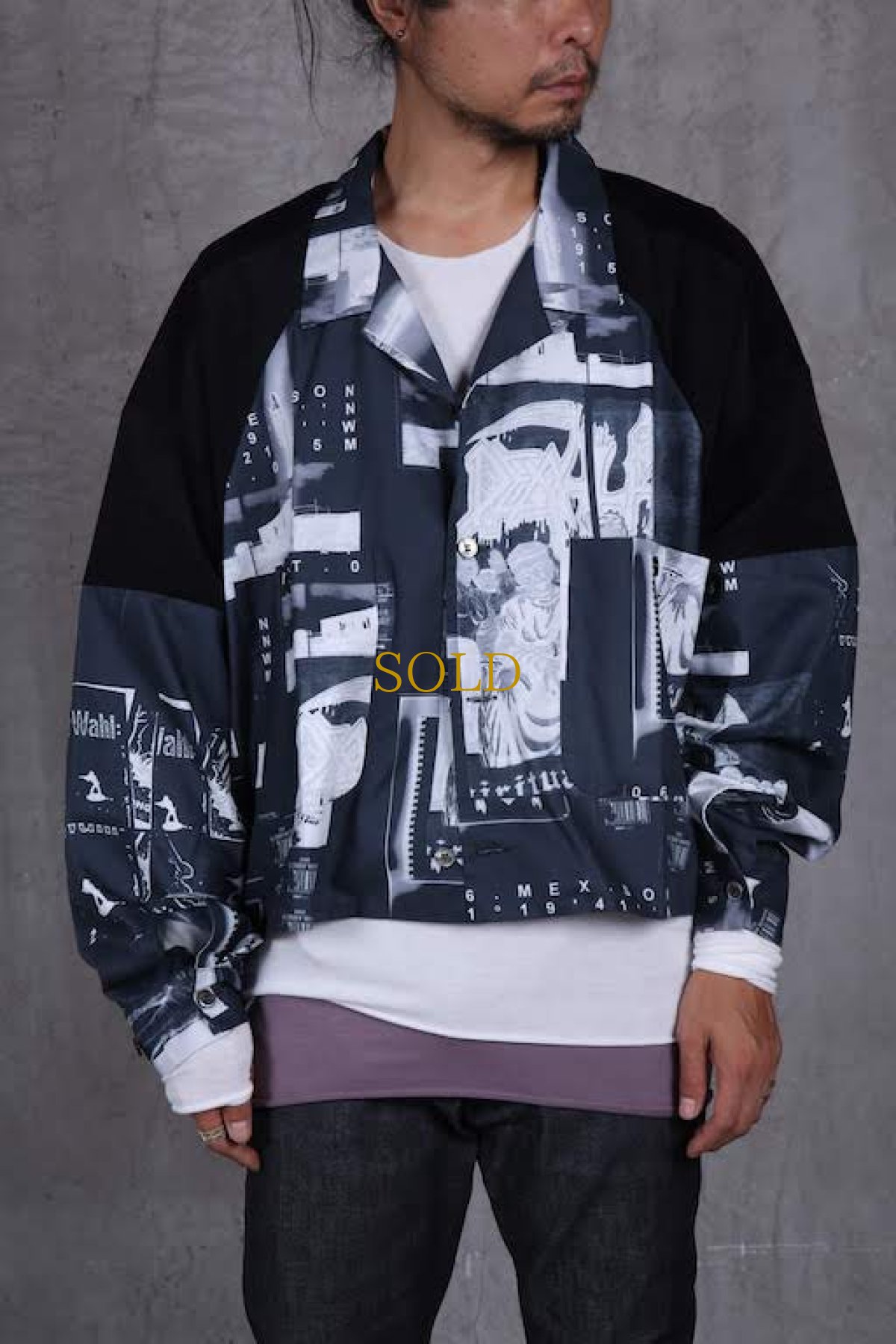 画像3: JUVENILE HALL ROLLCALL / ジュヴェナイルホールロールコール / 1343 / Desineger’s  Collage Graphic Swicthing Shirts (3)