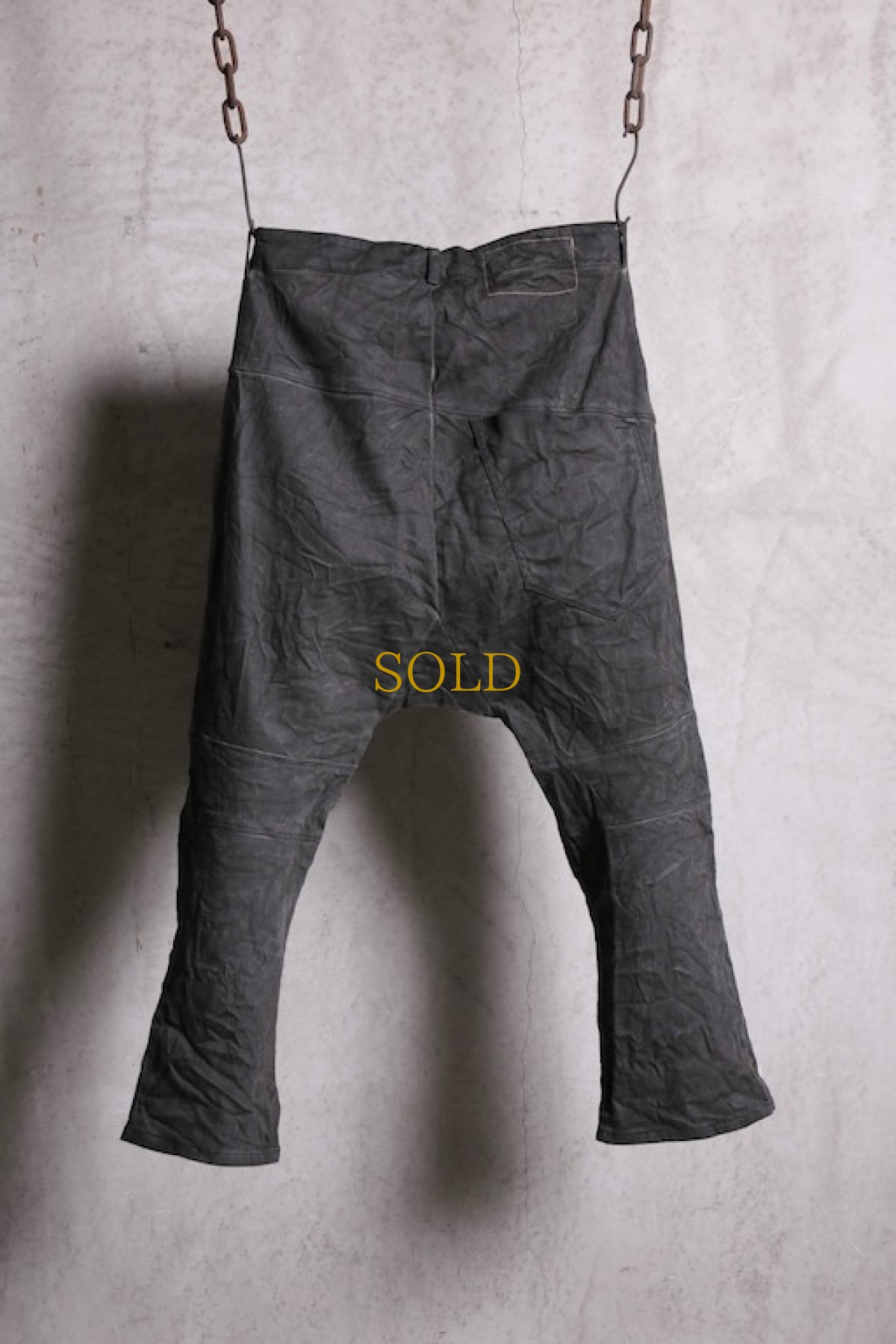 画像2: Nostra Santissima / ノストラ サンティッシマ / P04 Drop Clocth Denim Pants  (2)