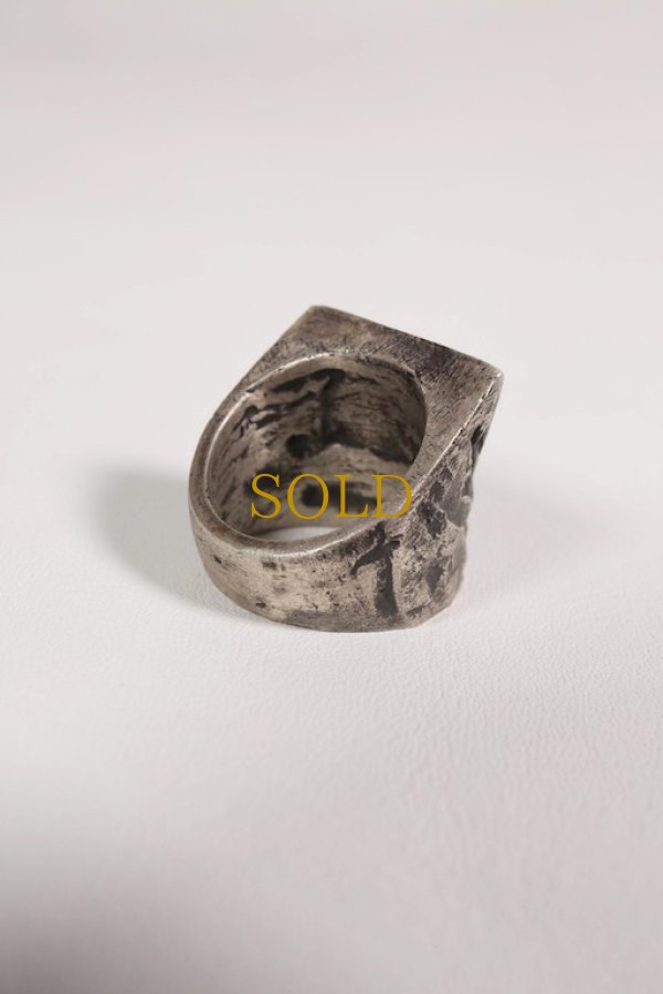 Garage Eden Oss Oss オー エス エス O Ca R 013 Os Triangle Signet Ringoxdized Silver