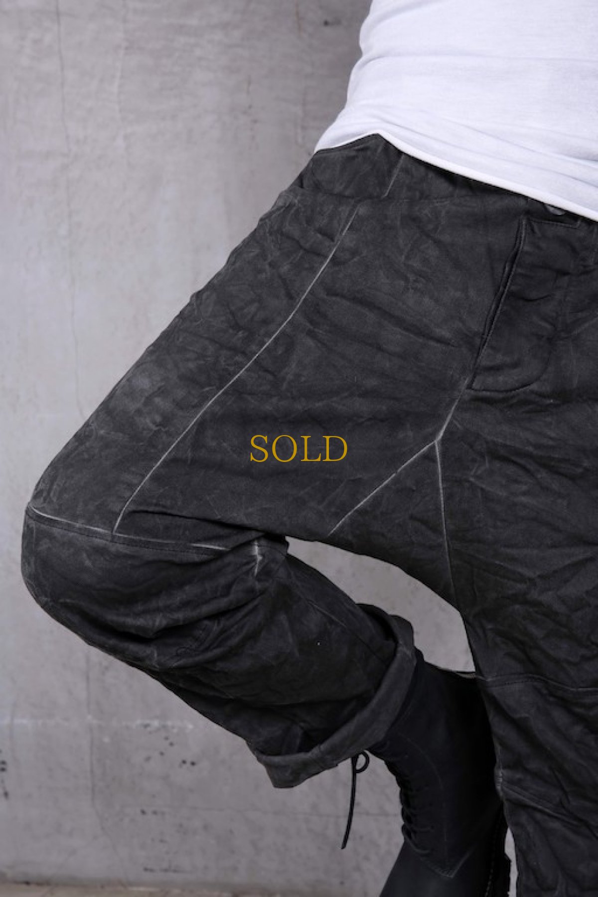 画像9: Nostra Santissima / ノストラ サンティッシマ / P04 Drop Clocth Denim Pants  (9)