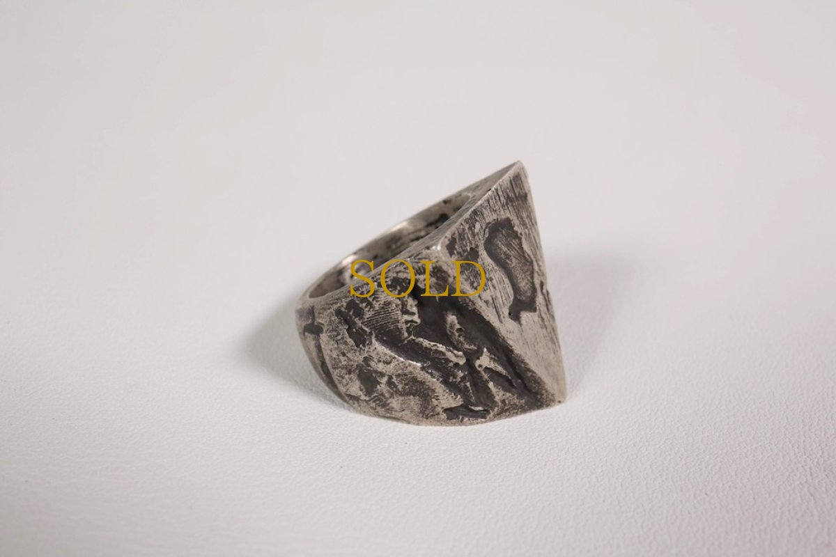 画像10: OSS / オー・エス・エス / O-CA-R-013-OS / TRIANGLE SIGNET RING (10)