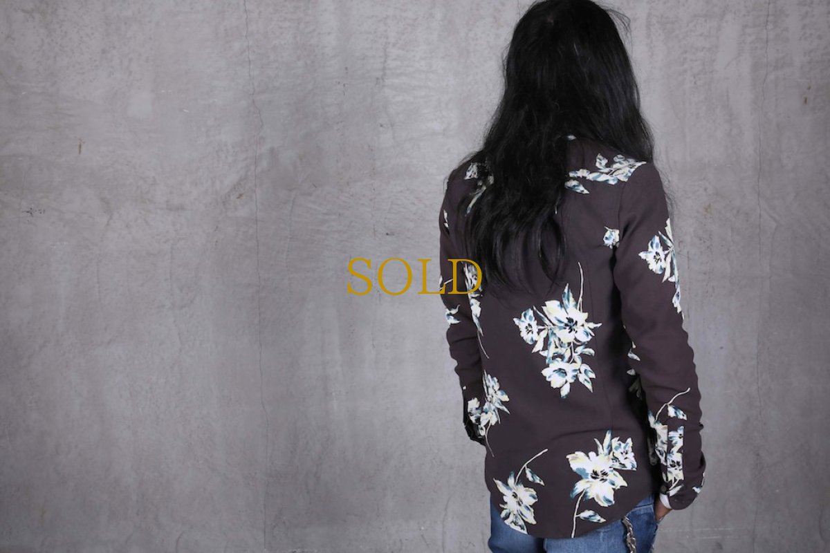 画像16: Thee OLD CIRCUS '' 1973 '' / 9300 / " Burned flowers " / ダストフラワープリント メロディシャツ (16)