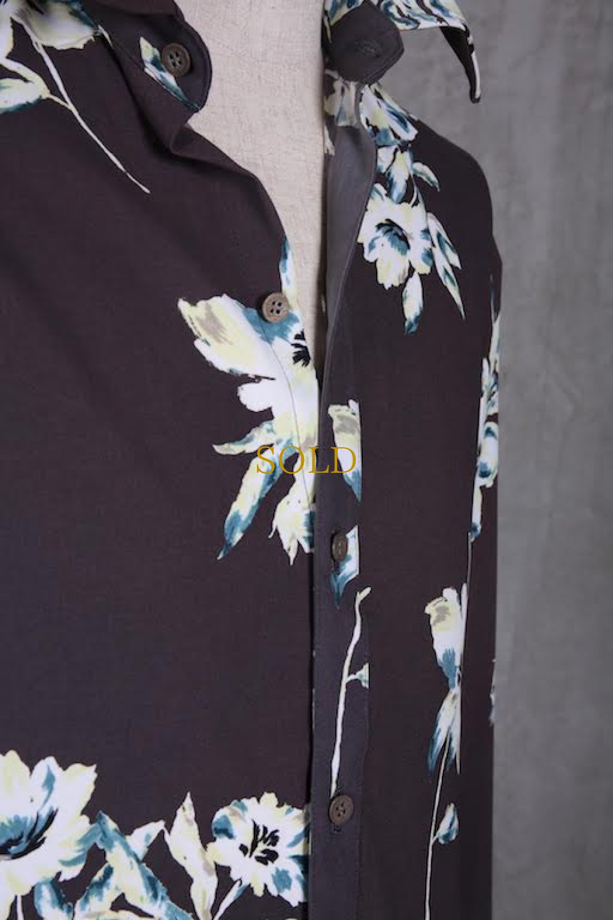 画像8: Thee OLD CIRCUS '' 1973 '' / 9300 / " Burned flowers " / ダストフラワープリント メロディシャツ (8)