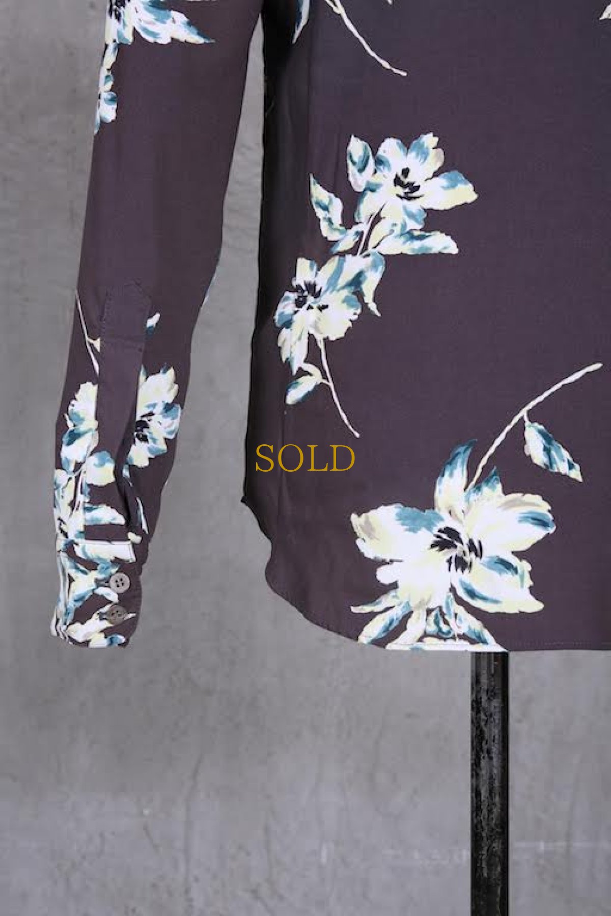 画像10: Thee OLD CIRCUS '' 1973 '' / 9300 / " Burned flowers " / ダストフラワープリント メロディシャツ (10)