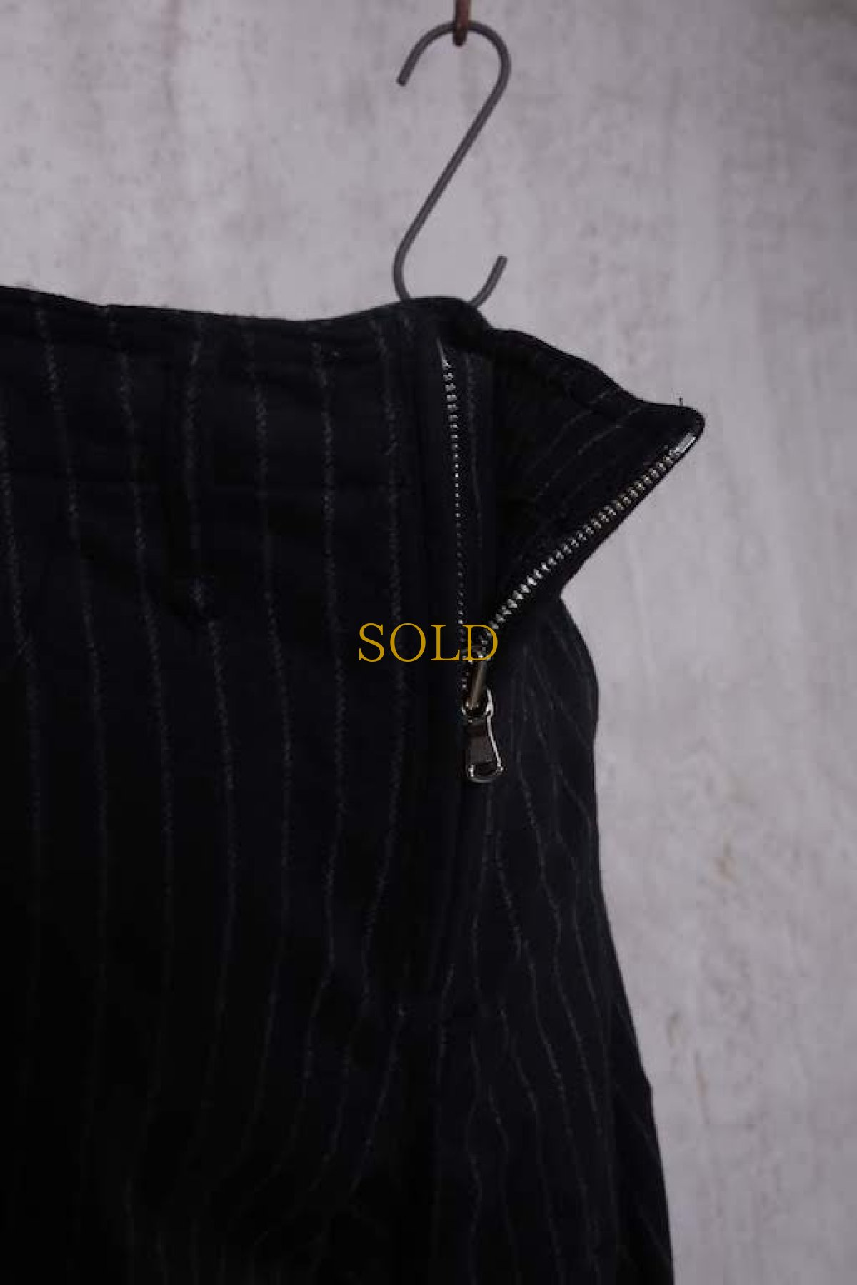 画像9: Thee OLD CIRCUS '' 1973 '' / 9325 / " Meaning of candle light " / ワイドストライプストレッチウール Rot-9 サルエルスリムパンツ (9)