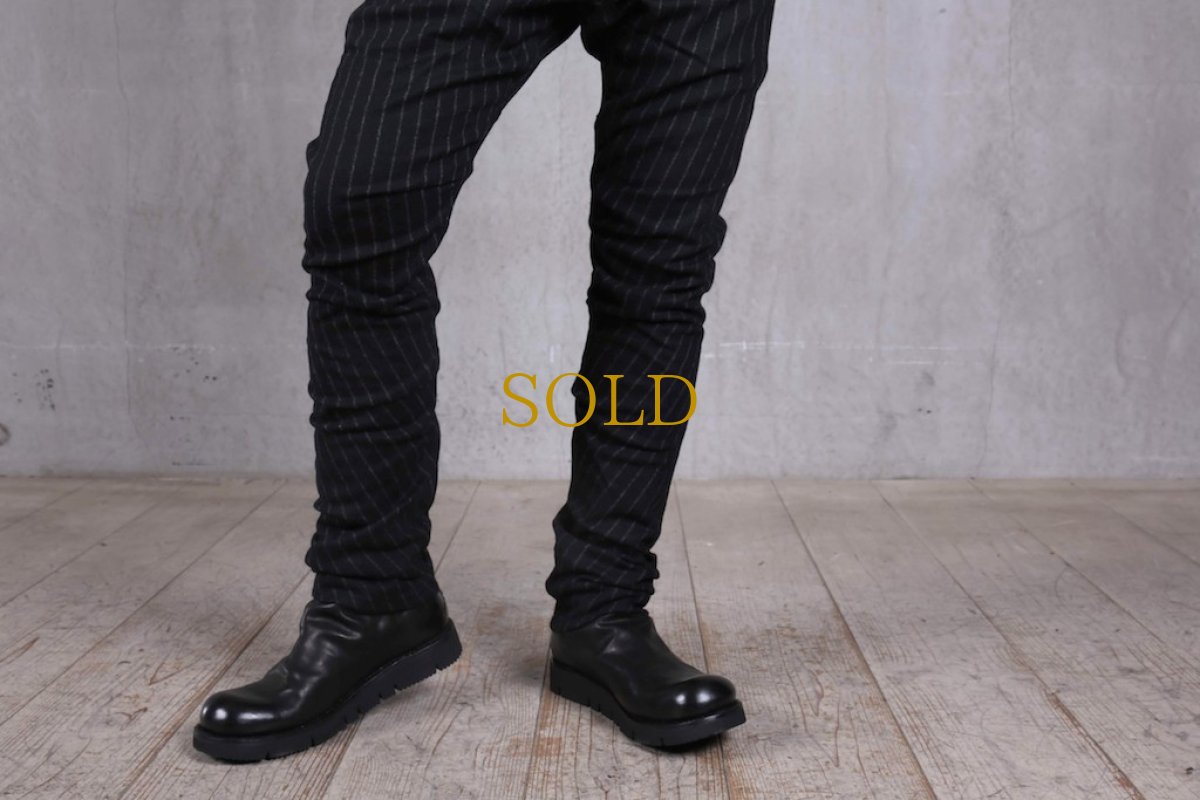 画像6: Thee OLD CIRCUS '' 1973 '' / 9325 / " Meaning of candle light " / ワイドストライプストレッチウール Rot-9 サルエルスリムパンツ (6)