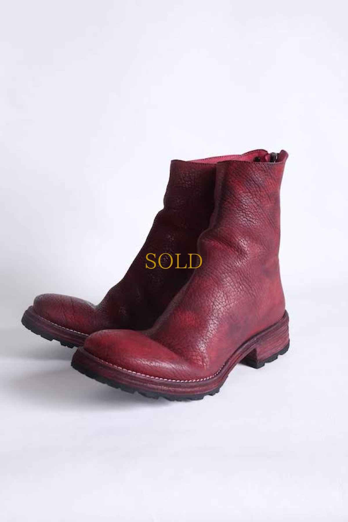 画像2: incarnation / インカネーション /  11913R-7155 HORSE BUTT BACK ZIP ONE PIECE LINED VIBRAM SOLES -EDEN Exclusive- (2)