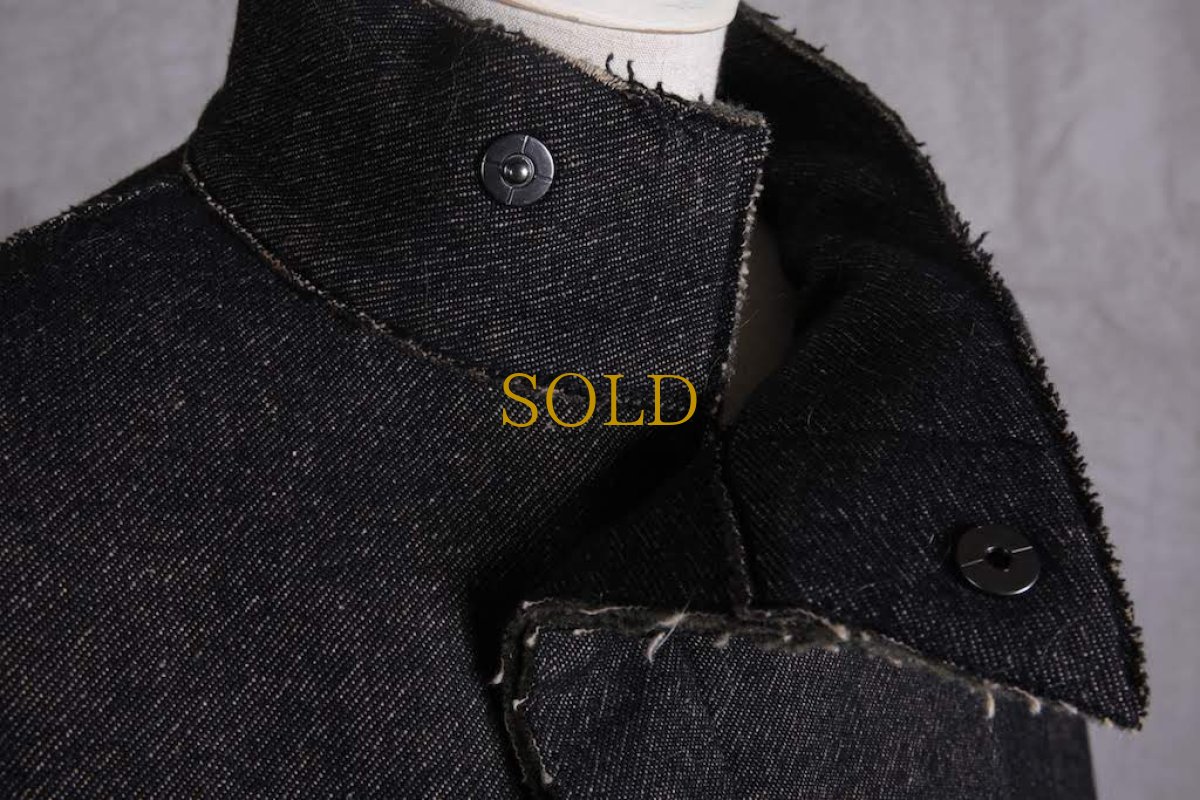 画像6: incarnation / インカネーション /  31976-5310  WOOL TWILL BIAS FRY FRONT W/POCKET COAT LINED (6)