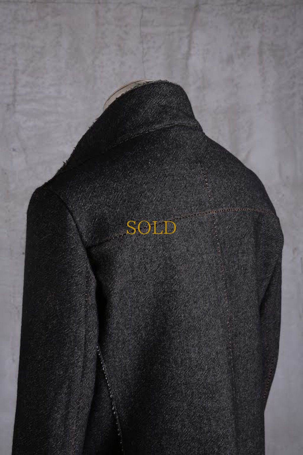 画像12: incarnation / インカネーション /  31976-5310  WOOL TWILL BIAS FRY FRONT W/POCKET COAT LINED (12)