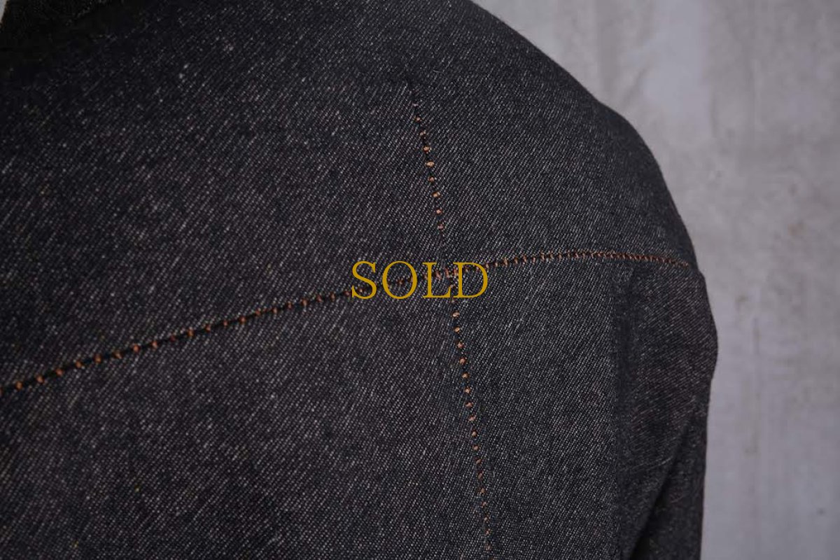 画像13: incarnation / インカネーション /  31976-5310  WOOL TWILL BIAS FRY FRONT W/POCKET COAT LINED (13)