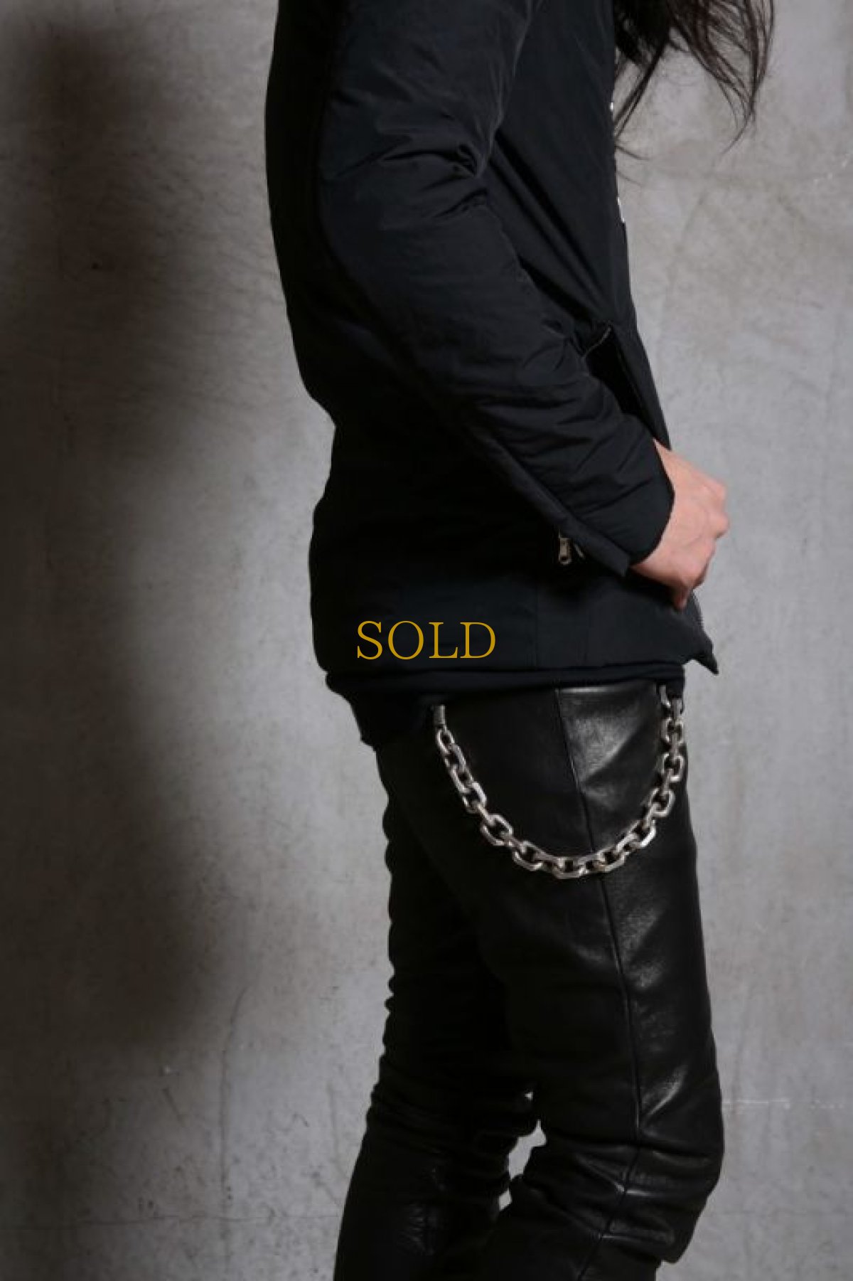 画像16: Thee OLD CIRCUS '' 1973 '' / 9318 / '' Falling fire '' / ディストーションハイネック 塩縮シワ加工ナイロン “プリマロフト”ブルゾン (16)