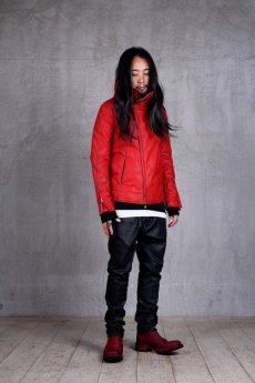 画像11: incarnation / インカネーション /  11917-4440  CALF LEATHER HIGHNECK BIAS ZIP DOWN BLOUSON LINED -EDEN Exclusive- (11)