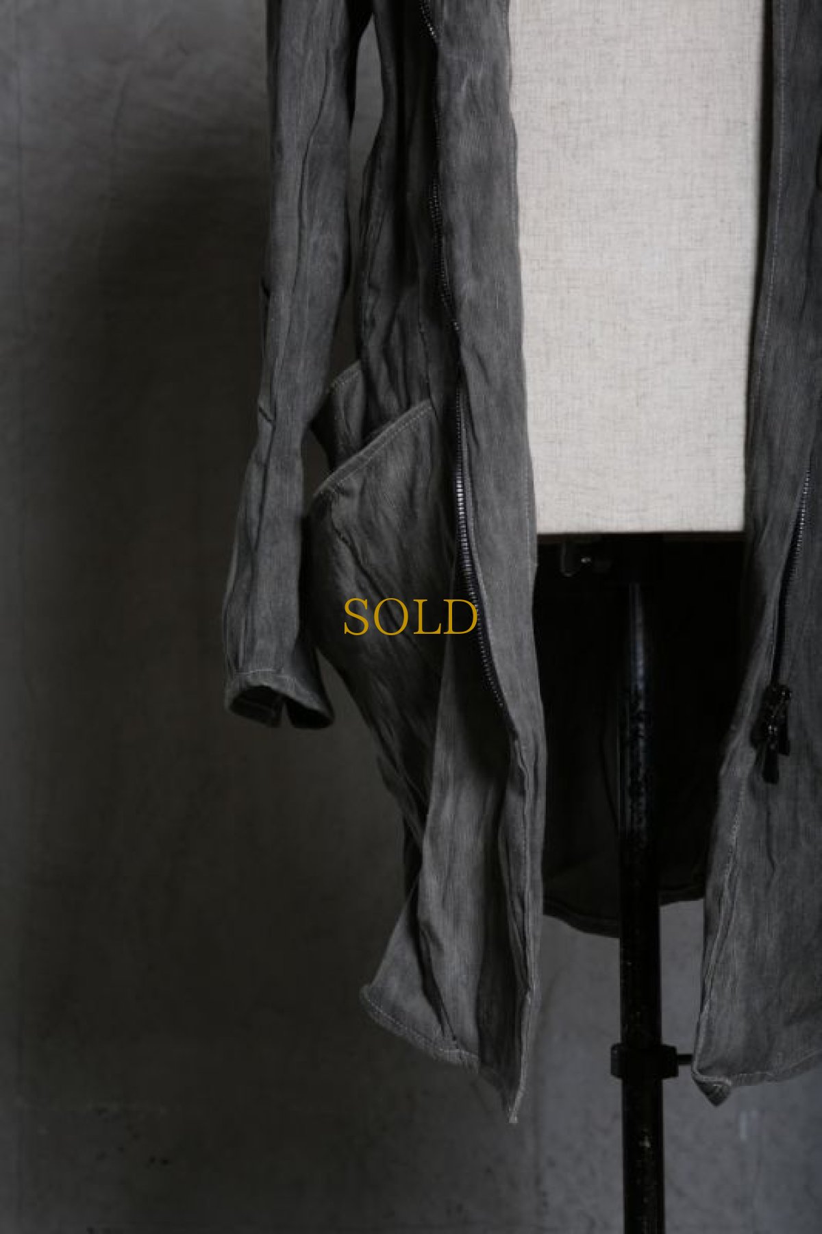 画像19: incarnation / インカネーション / 32072-5322 / ZIP FRONT W/POKET COAT UNLINED (19)