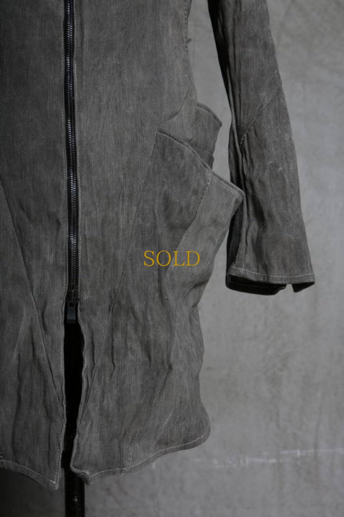 画像11: incarnation / インカネーション / 32072-5322 / ZIP FRONT W/POKET COAT UNLINED (11)