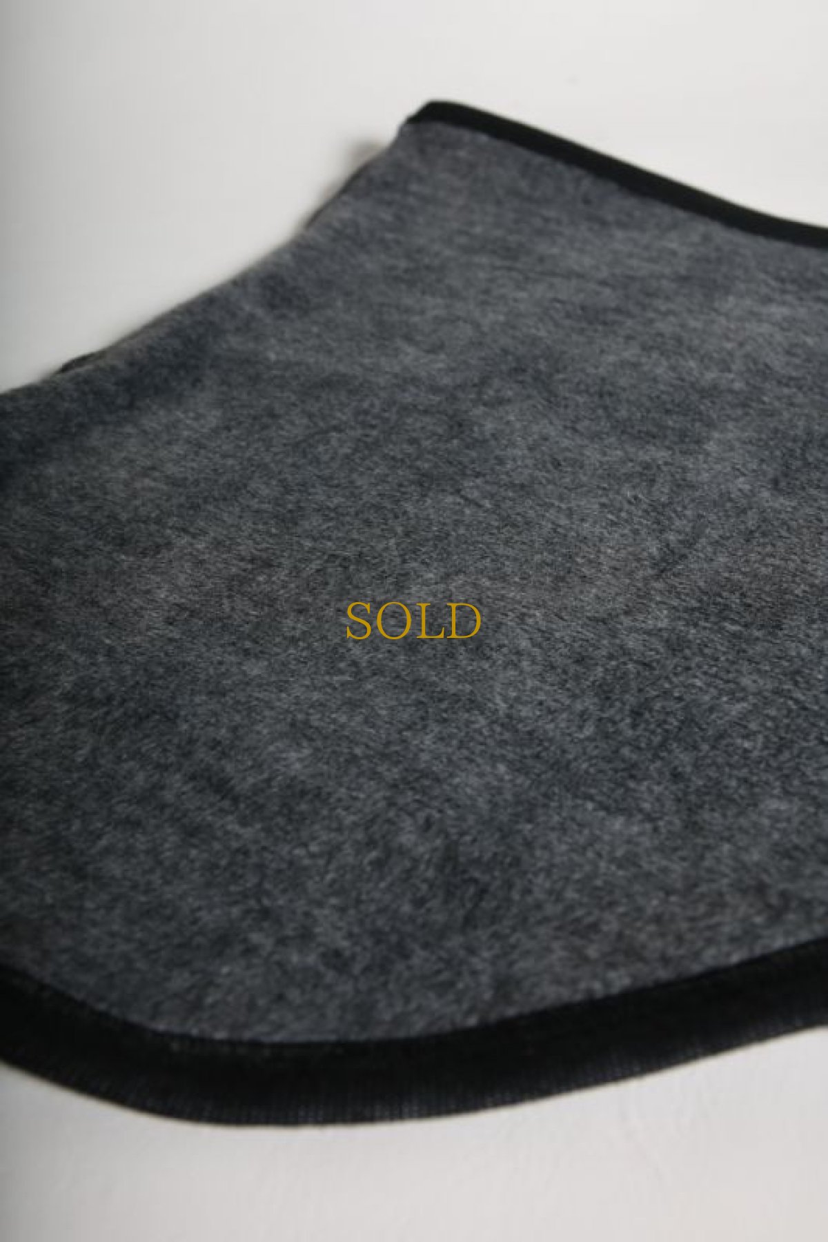 画像11: Thee OLD CIRCUS '' 1973 '' / 9402 / '' Makeup snow '' / デニムムートンジャージーネックウォーマー (11)