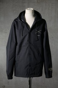 画像1: Old GT / WR-7308 '' DARK BLACK OIL " / RAIN STOPPER NYLON HOOD JKT (1)