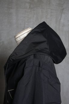 画像13: Old GT / WR-7308 '' DARK BLACK OIL " / RAIN STOPPER NYLON HOOD JKT (13)