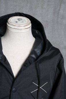 画像9: Old GT / WR-7308 '' DARK BLACK OIL " / RAIN STOPPER NYLON HOOD JKT (9)