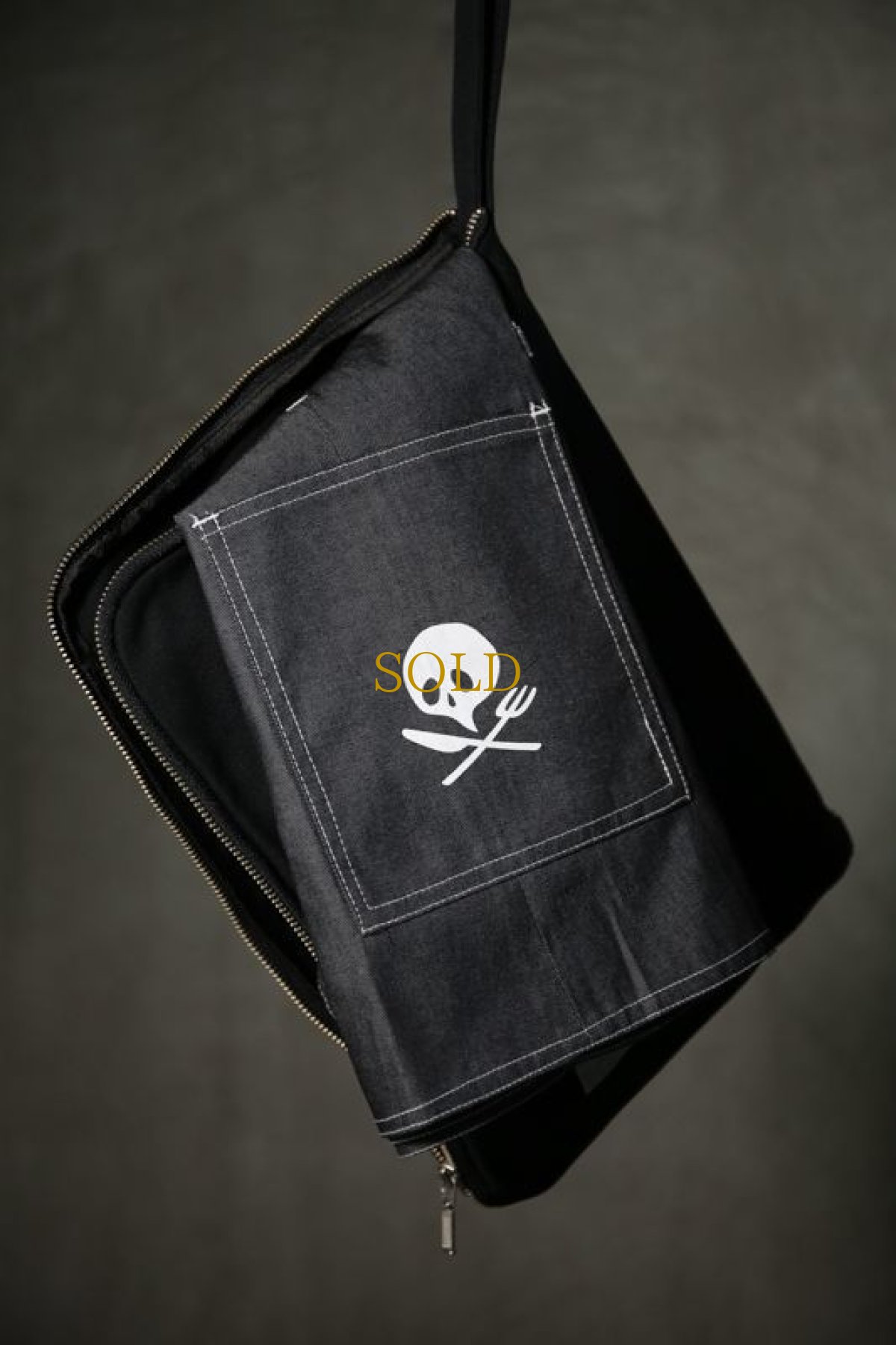 画像2: Old GT / WR-7302 " RRK " / RRK apron+Clutch bag SET (2)