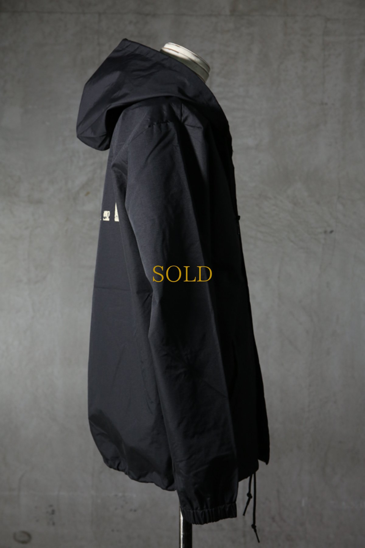 画像5: Old GT / WR-7308 '' DARK BLACK OIL " / RAIN STOPPER NYLON HOOD JKT (5)