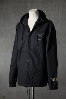 画像2: Old GT / WR-7308 '' DARK BLACK OIL " / RAIN STOPPER NYLON HOOD JKT (2)