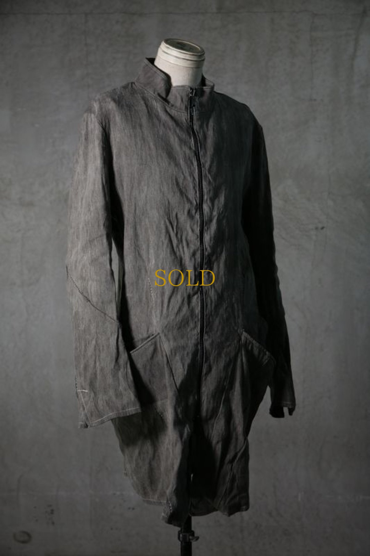 画像3: incarnation / インカネーション / 32072-5322 / ZIP FRONT W/POKET COAT UNLINED (3)