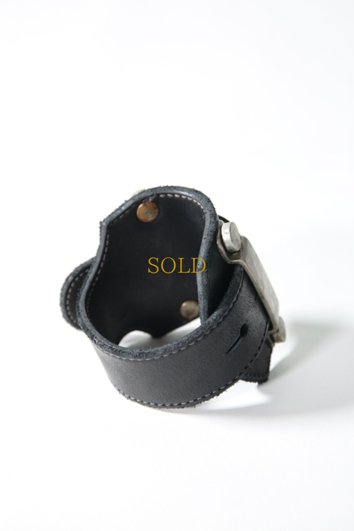 画像5: incarnation / インカネーション / 32014-8917 / CALF LEATHER BRACELET METAL LOOP (5)
