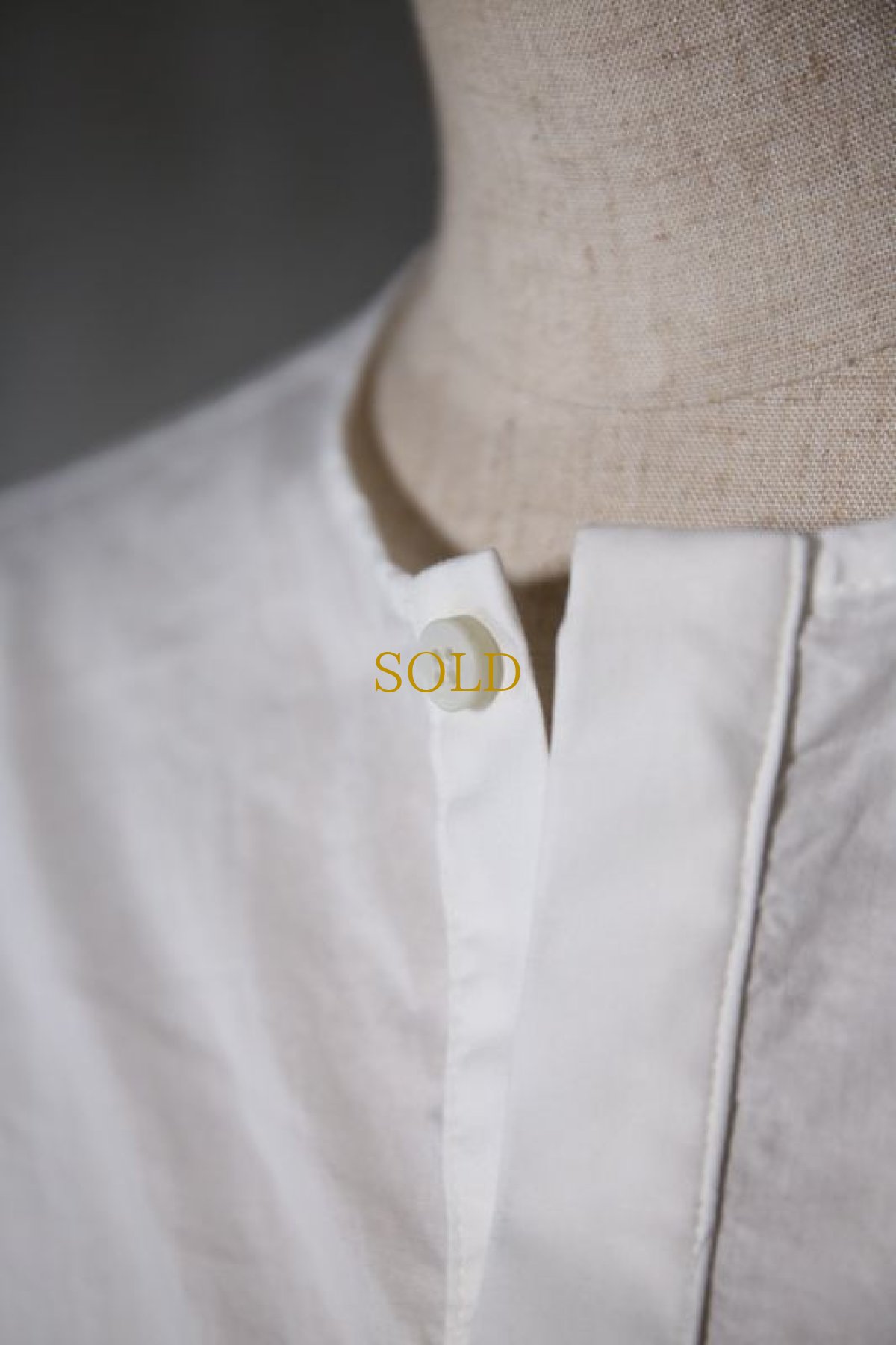 画像12: NostraSantissima / ノストラ サンティッシマ / C04 / PULLOVER STAND COLLAR MIDDLE SHIRTS (12)